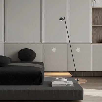 Hot Selling Wind Living Room Sofa Next To The Floor Light Modern Simple Sense Can Rotate The Hand Sensing Bedroom Floor Lamp - Kimlud