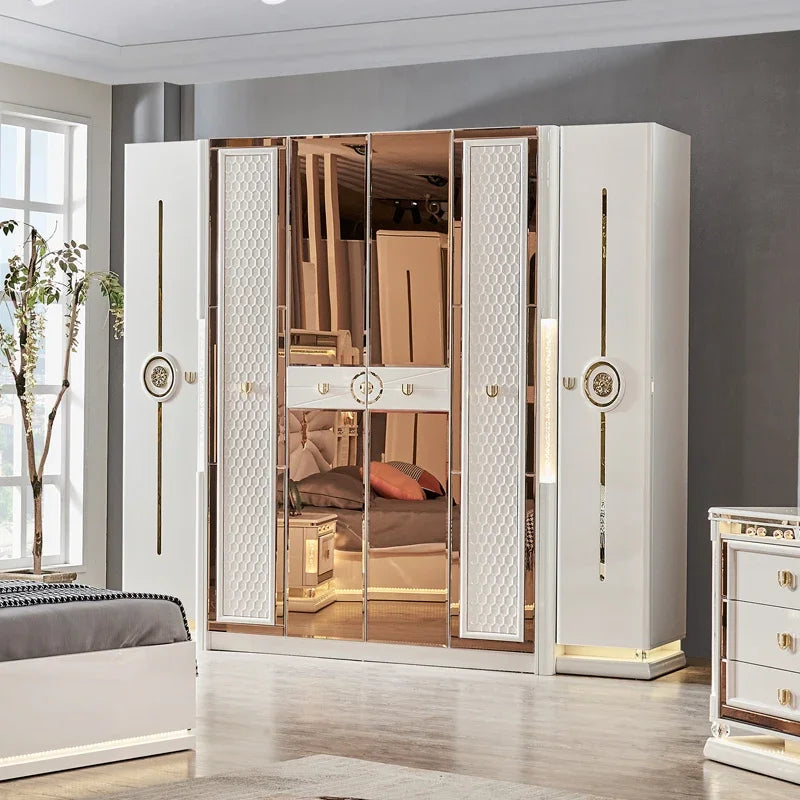 A European Style King Size Beds Carved Royal French Italian Elegant Luxury Bedroom Furniture Mdf Wood Bedroom Sets