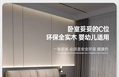 Storage Leather Double Bed Modern Minimalist Frame Luxury Double Bed Cheap Storage Camas Matrimoniales Bedroom Furniture...