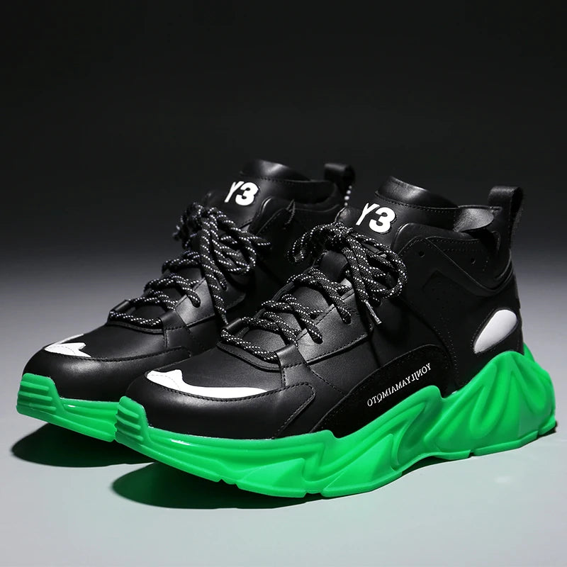 Mens' Sneakers Casual Boots 20223In Genuine Leather Fashion Designer Waliking Shoes Lightweight And Comfortable Women's Sneakers