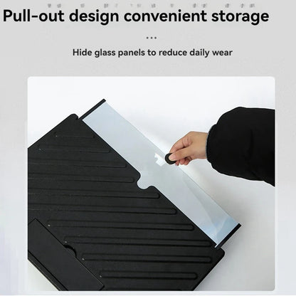 【ABUP】20 Inch Screen Magnifier 3D HD Phone Magnification Projector Screen Magnification Compatible with All Smartphones,Black