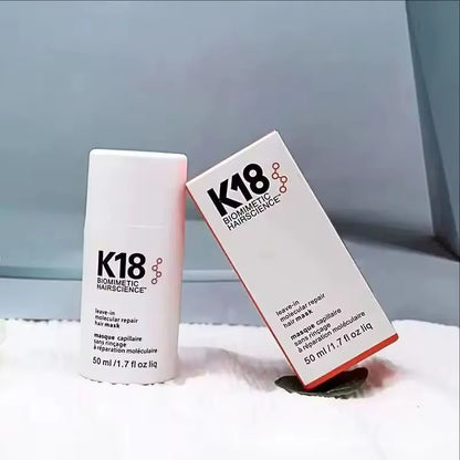 K18 Leave-In Molecular Repair Hair Mask Deep Conditioning Keratin Treatment Soften Hair Smoothing Healthy Hair Care 150ml 50ml