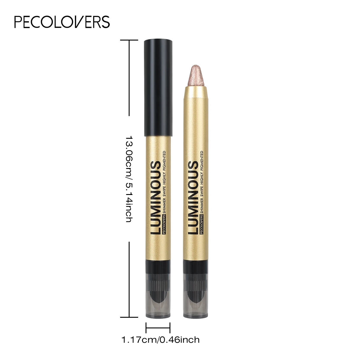 1pc High-Gloss Eyeshadow Stick - Pearly Glitter & Matte Finishes, Long-Lasting, Waterproof, Smudge-Proof, Easy Application