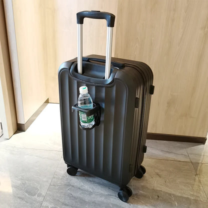Large Capacity Suitcase Lightweight Suitcase Set 20 Inch Carry on Cabin Suitcase Trolley Luggage with Cup Holder