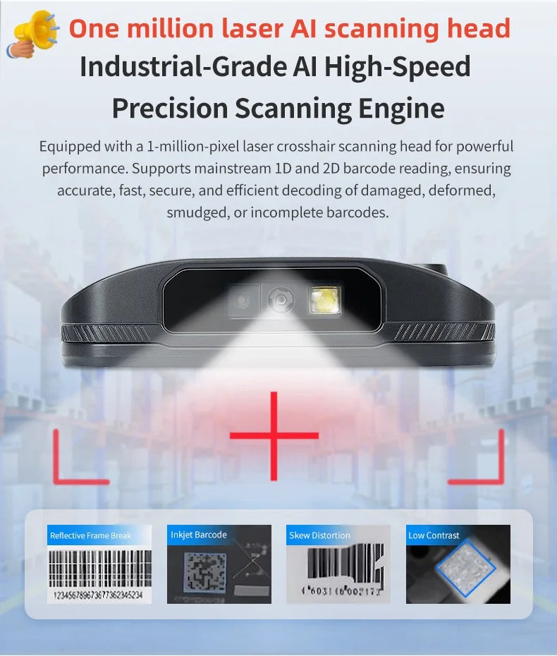 TC60 6.0-inch PDA Rugged Android Smart Terminal 2DBarcode Scanner with WIFI Bluetooth High Quality Mobile Industrial RFID - Kimlud