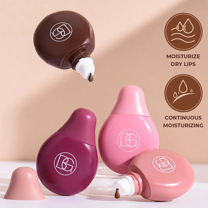 BEAUTY GLAZED 4Color Lipgloss Lip Oil Teens Moisturizing Lipstick Lip Balm High Shine And Lip Gloss Long-Lasting Dry Lip Care