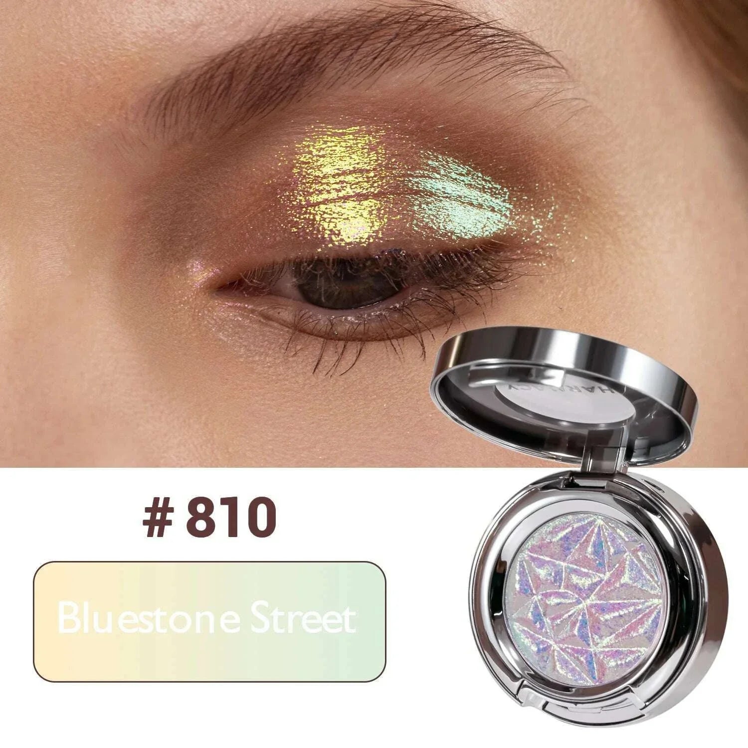 CHARMACY Optical Chameleon Shiny High Gloss Eyeshadow Palette Long Lasting Eye Glitter Pigment Professional Makeup For Women