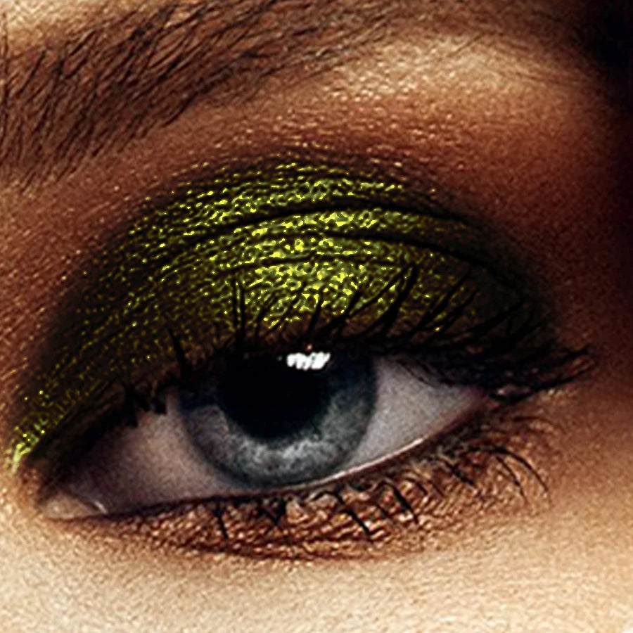 3 Colors Smoky Green Eyeshadow&Lipstick Pencil Stick Waterproof Pearlescent Metallic Glitter for Eye or Lip Makeup Tool Gifts