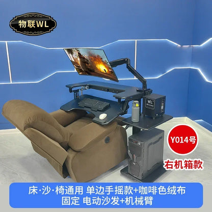 Computer desk bed notebook desktop computer desk bedside table lifting table lazy table cockpit suspension bracket - Kimlud