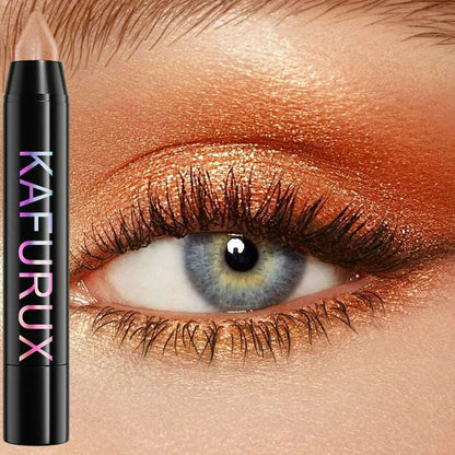 24 Colors Pearlescent Glitter Eyeshadow Eyeliner Pencil Waterproof Matte Nude Eye Shadow Eye Makeup Shimmer Highlighter Pen Tool