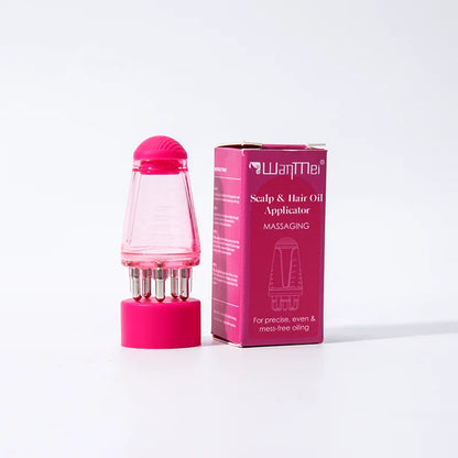 1/2pcs Hair Dye Tool Set Pink 6.09oz Hair Oil Applicator Bottle and1ml Dil Hair Growth Solid Hair Comb Salon...