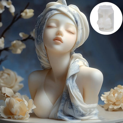 1 x Goddess Silicone Mould for Candles and Resin Crafts - Durable Epoxy Concrete Plaster Casting Moulds