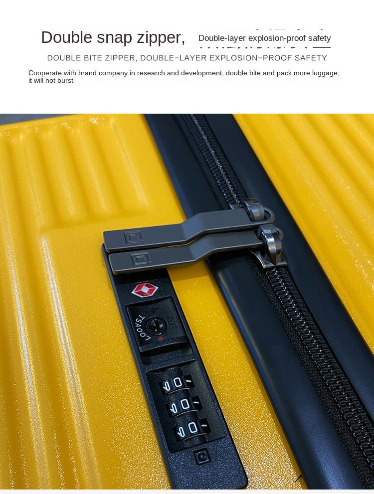 COLENARA  20"22"24"26"28"30"32"34"36"40 Inch Women's Luggage Large Capacity Trolley Case Trolley Style Travel Bag Suitcase