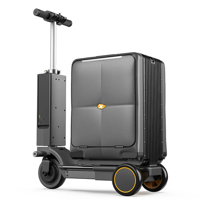 Smart Airwheels Rideable Electric Suitcase Motorized Luggage USB Port Aluminum Frame Carry on with Battery | Kimlud...