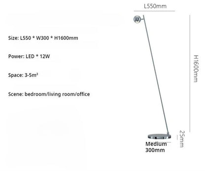 Hot Selling Wind Living Room Sofa Next To The Floor Light Modern Simple Sense Can Rotate The Hand Sensing Bedroom Floor Lamp - Kimlud