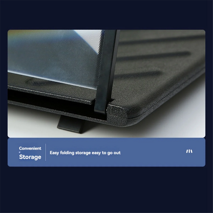 【ABUP】20 Inch Screen Magnifier 3D HD Phone Magnification Projector Screen Magnification Compatible with All Smartphones,Black