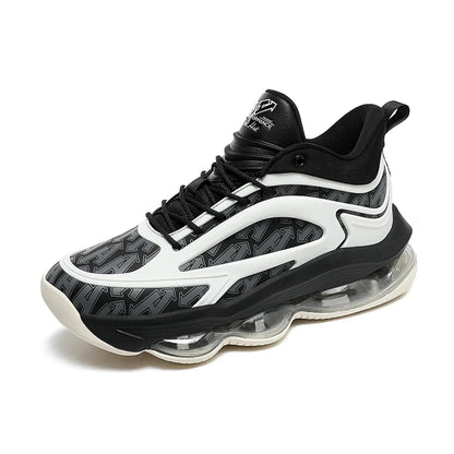 Chunky Sneakers Plus Size 45 Mens Designer Air Cushioned Basketball Shoes Fashion Casual Leather Height Increased Platform Shoes