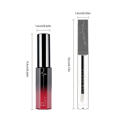 3pcs Long-Lasting Matte Lip Gloss and Lip Oil Set - Waterproof, Non-Stick Cup, Velvet Finish, Valentine'S Day Gifts