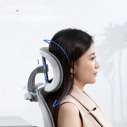 Ergonomic Office Chair High Back Mesh Swivel Adjustable Lumbar Support Headrest Recliner Computer Desk Chair Comfort Home Dorm
