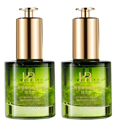 Sea Grape Collagen Peptide Double Anti Revitalizing Essence Oil Skin Care Moisturizing Brighten Anti-Aging Firming Face Serum