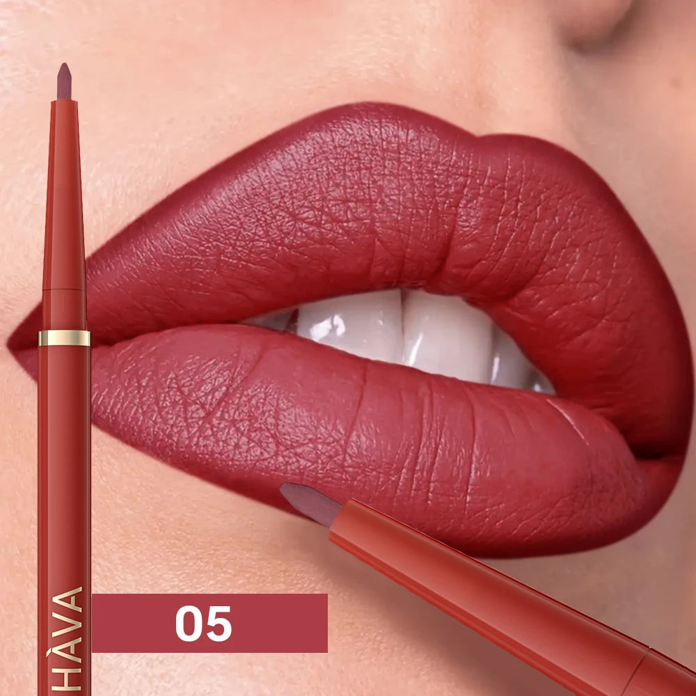 1pc Matte Lip Liner, Waterproof, Easy to Use, Beauty, Three-dimensional Lips, Long-lasting, Women'S Gift