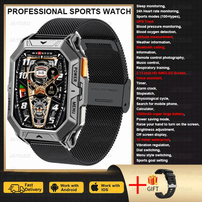 2025 New For Huawei Original Premium GPS Smart Watch Men Ultra HD Screen 1000MAH Battery BT Call 10ATM Waterproof Smart Bracelet