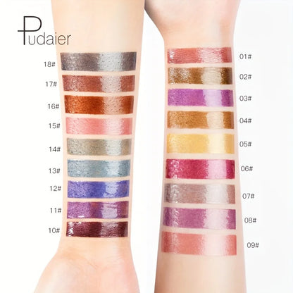 Sparkling Metallic Lip Gloss, Waterproof & Long-Lasting, Matte Lipstick Set, Non-Sticky, Party/Festival Makeup