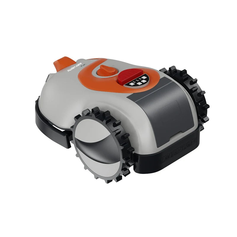 Cordless Lawnmower Robot Smart Grass Cutter Removable Battery 4.0Ah 200sqm Visual Sensor no Boundary Wire for Small Garden