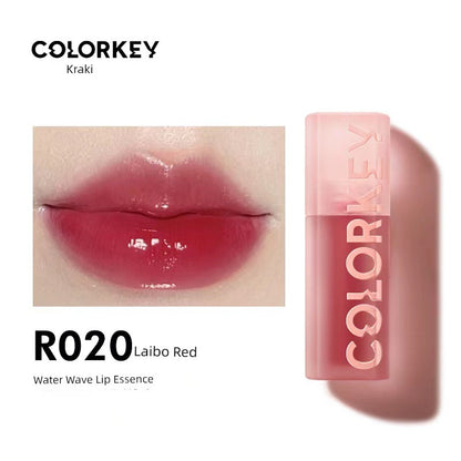 Colorkey Kelaqi Water Wave Lip Essence Lip Gloss Lip Gloss Mirror Lip Lacquer Water Light Lip Gloss Nourishing Lipstick