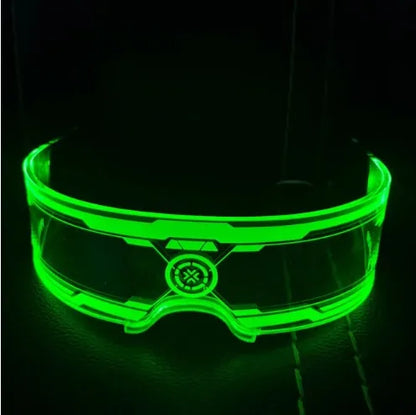 Newest LED Light up Glasses Luminous Glasses Technology Future Glow Party Costume Sunglasses Nightclub DJ Dance Party Decor