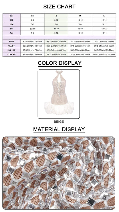 VC Shiny Silver Sequins Beaded Short Prom Dress Luxury Rhinestones Key Hole Halter Backless O Neck Short Tulle Cocktail Dress