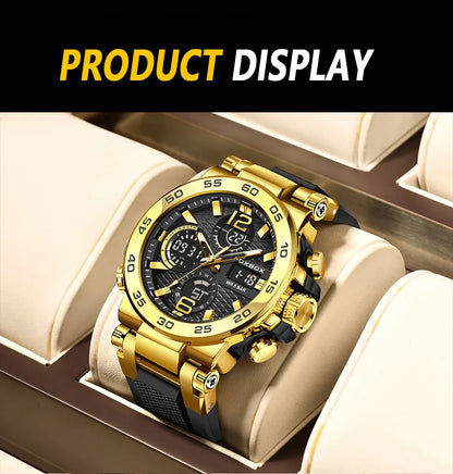 LIGE Men Digital Watch  Military Sports Swimming Watches Fashion Waterproof Dual  display  Wristwatch Mens Relogios Masculino