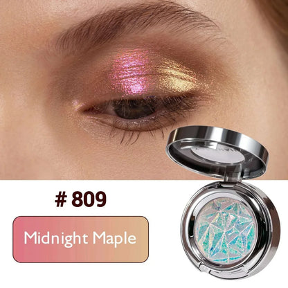 CHARMACY Optical Chameleon Shiny High Gloss Eyeshadow Palette Long Lasting Eye Glitter Pigment Professional Makeup For Women