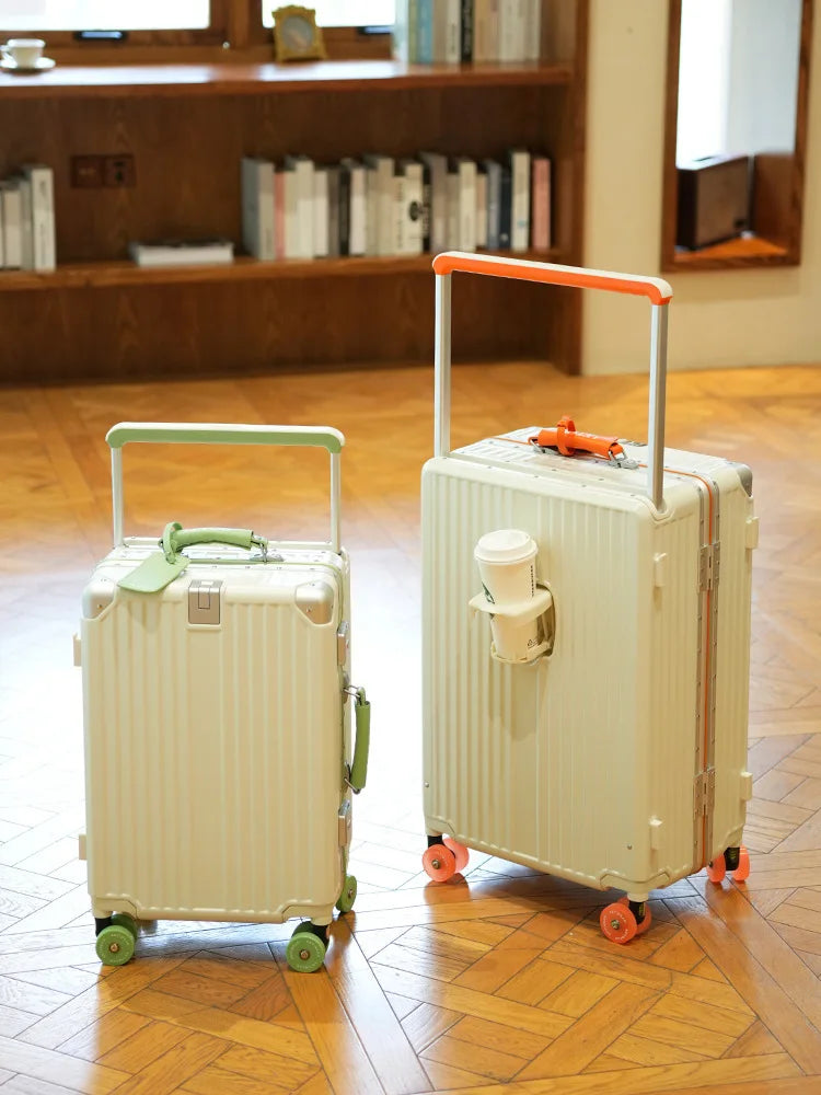 Luggage for women 2025 new model, sturdy and durable, 28 inch travel suitcase, suitcase, password box, 20 inch small boarding ca