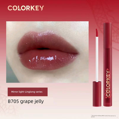 Colorkey Kelaqi Water Wave Lip Essence Lip Gloss Lip Gloss Mirror Lip Lacquer Water Light Lip Gloss Nourishing Lipstick