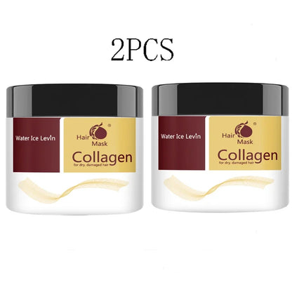 Collagen Hair Care Deep Repair Conditioning Moroccan Argan Oil Hair Mask EssenceFor Dry Damaged Hair Repair Revitalize Hair Care