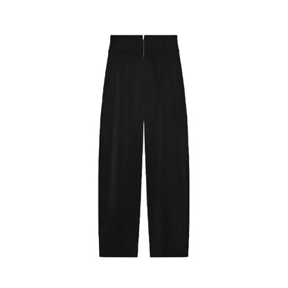 Elegant Blazer Pants Set Women Solid V-neck Long Sleeve Button Coat Wide Leg Trousers 2025 Autumn Fashion Office Lady Outfits