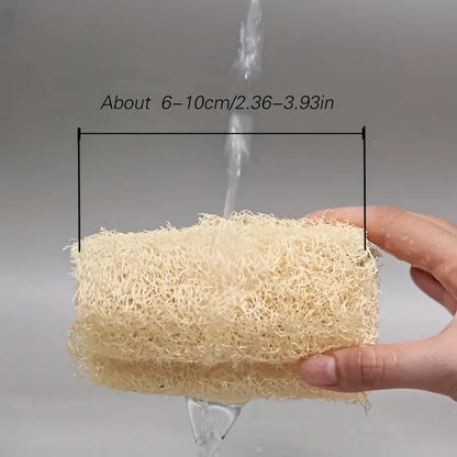 Natural Loofah Dishwashing Cloth, Loofah Sponge Scrubber, Loofah Sponge Scrubber, Scouring Pad, Loofah Brush Pot Brush
