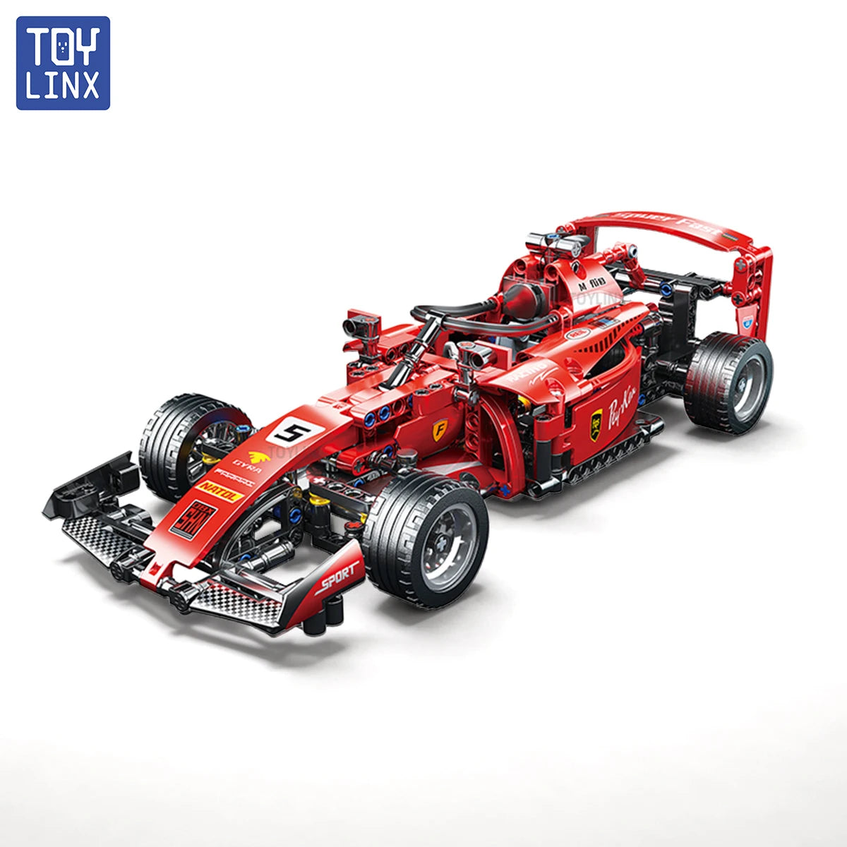 455PCS F1 RC Race Cars Sets MOC Remote Building Blocks Control Car DIY Kits Building Toys for Kids Christmas Halloween Gifts