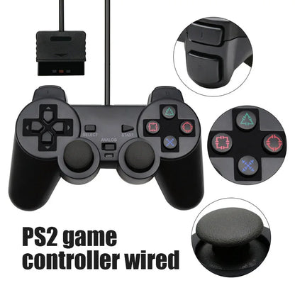 Wired gamepad Joypad for PS2 Controller P2 dualshock Game Pad joystick for PS 2/P 2 console