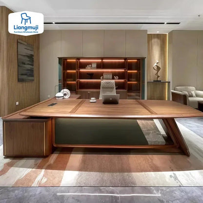 Storage Desktop Office Desk Writing Designer Height Organizer Office Desk Wooden Modern Luxury Mesa De Escritorio Furniture - Kimlud