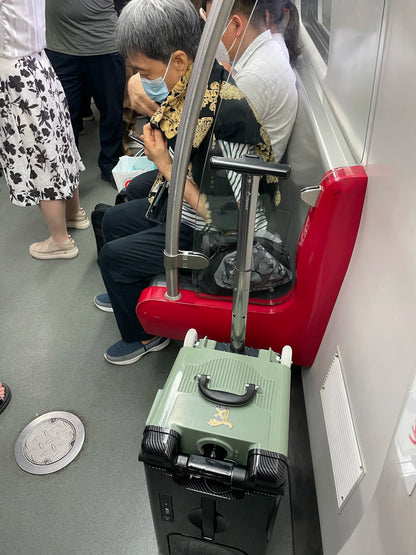 Luggage Travel Suitcase TravelSmart Riding Boarding Bag Elderly Scooter 20-Inch Electric Luggage Multi-Function Trolley...