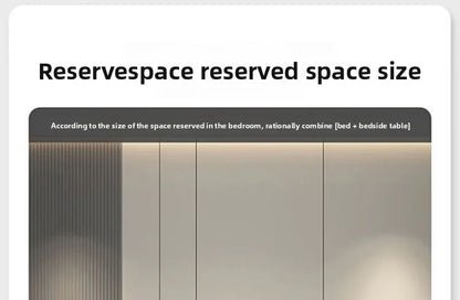 Soft package master bedroom, high-end and atmospheric storage with storage drawers, modern, simple and convenient double bed