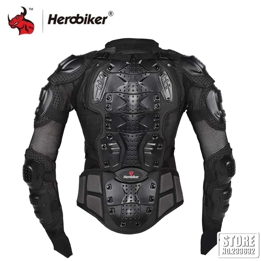 5XL Motorcycle Jackets Men's Full Body Armor Protection Jackets Motocross Enduro Racing Moto Protective Equipment Clothes