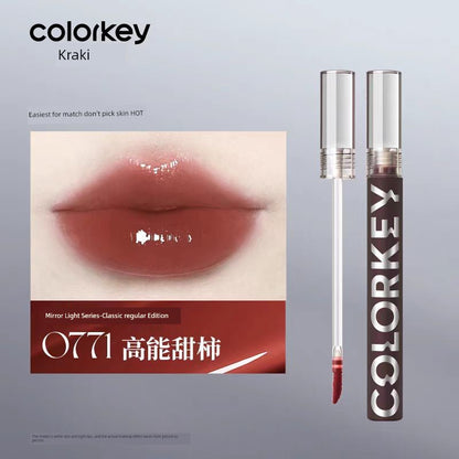 Colorkey Kelaqi Water Wave Lip Essence Lip Gloss Lip Gloss Mirror Lip Lacquer Water Light Lip Gloss Nourishing Lipstick