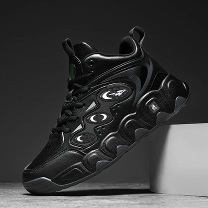 Men's Winter Boots Warm Waterproof Non-Slip Plush Sneakers Shoes - Winter Slippers Male Tenis Boots