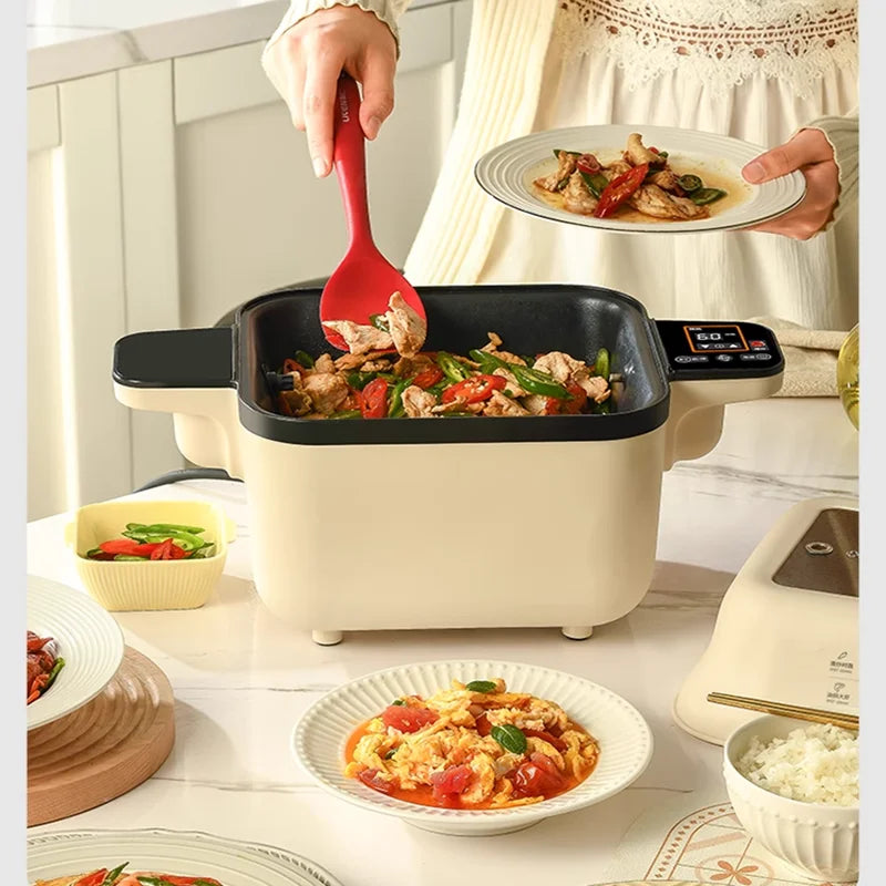 Automatic vegetable frying robot, full automatic rotary frying, intelligent household lazy Fried Rice frying machine, multi-func