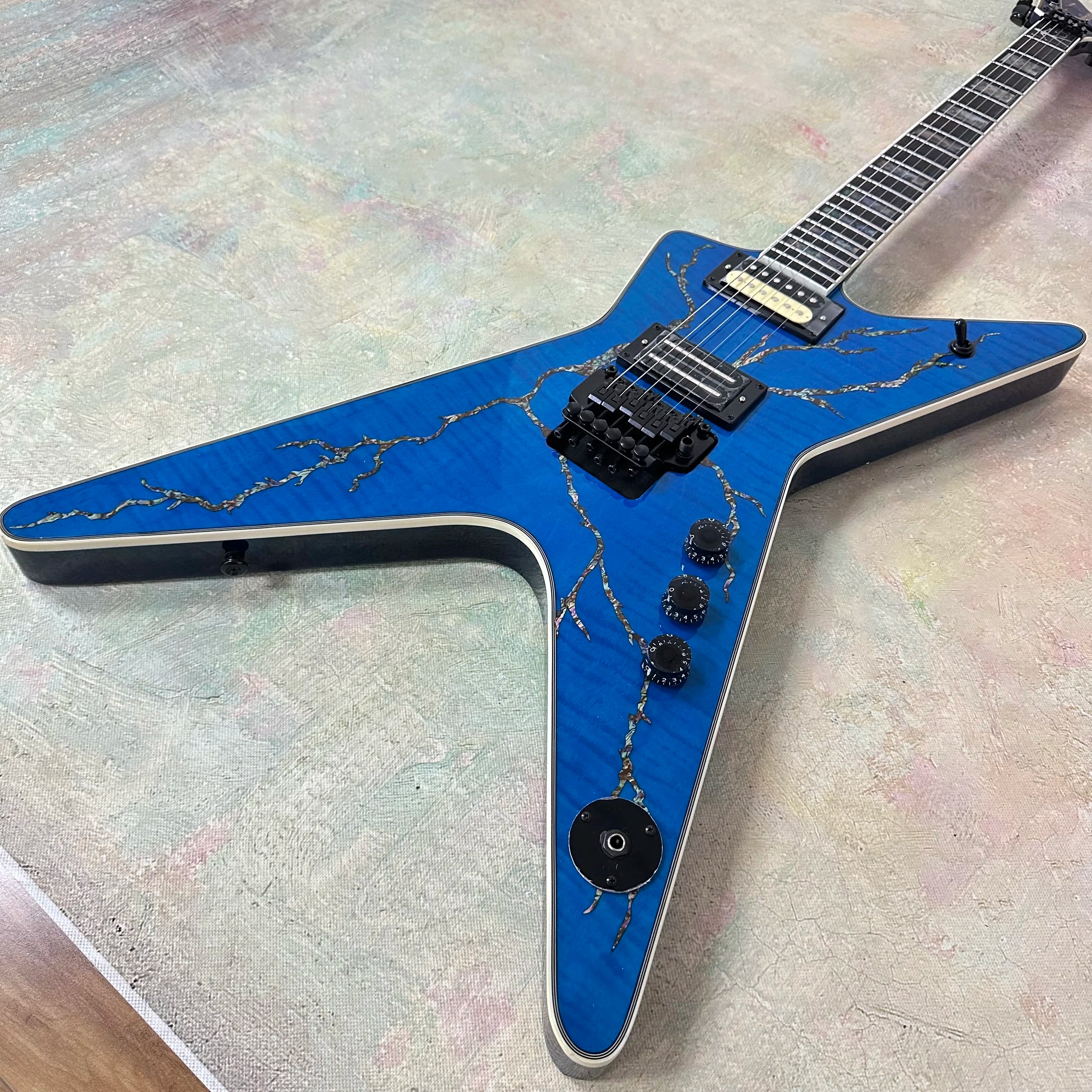 Ship from US Electric Guitar Factory Bluefin Washburn Dimebag Darrell Electric Guitar-Themed Gift Free Shipping | Kimlud...