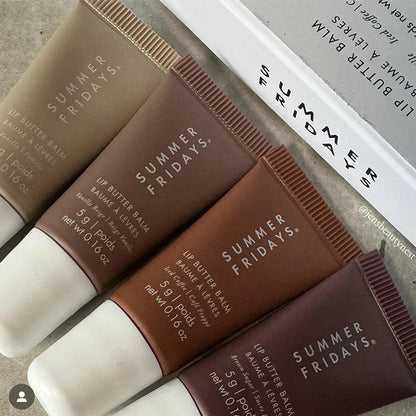 Summer Fridays Lip Balm Moisturizing Mirror Lip Gloss Lip Vanilla Pink Sugar Coffee Cake Smell Lipstick Transparent Oil Makeup