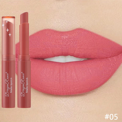 Nude Matte Lipstick Waterproof Nude Pink Lip Sticks Not Fading Sexy Red Velvet Lipsticks for Women Make Up Lasting Lip...